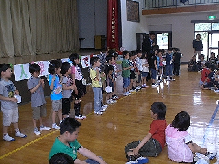 １年生を迎える会２０１１