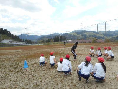 ソフトボール投げ　練習