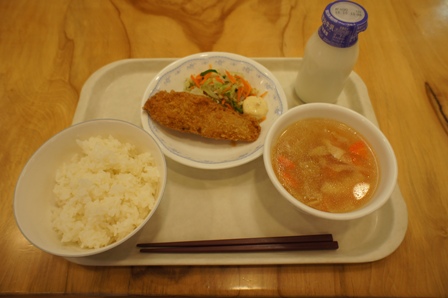 １０月４日 月 今日の給食 白身魚フライ 大塔小 中学校